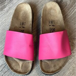 Birkenstock Betula Madrid Slide Sandal Pink Birko-Flor Womens 9 EU‎ 40